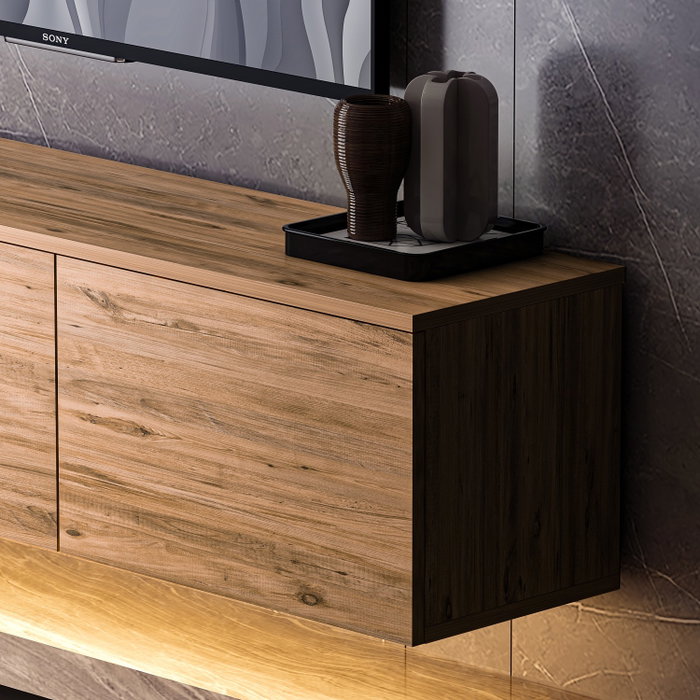 Hanah Home Soporte para TV Neon Illuminated - Atlantic Pine Hanah Home Soporte para TV Neon Illuminated - Atlantic Pine
